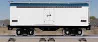 11-30024 - No. 514 Standard Gauge Refrigerator Car / White / Blue with Nickel Trim