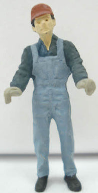 a1306 - Brakeman Holding On Pewter Figure