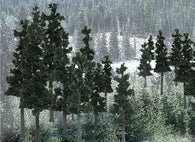 TR1582 - 12 Pine Trees 6" - 8" Tall