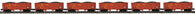 20-92348 - Union Pacific 6-Car 34’ Composite Hopper Car Set - Nos. 88721, 88728, 88747, 88803, 88811, 88815