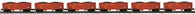 20-92349 - Union Pacific 6-Car 34’ Composite Hopper Car Set - Nos. 88726, 88738, 88765, 88791, 88822, 88831