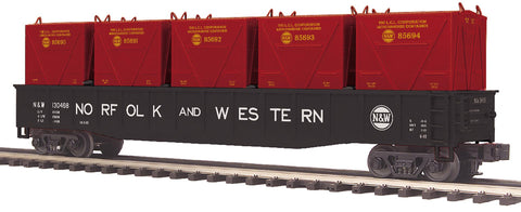 20-95679 - Norfolk & Western Gondola Car w/LCL Containers