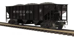 20-96844 - Pennsylvania 70-ton 3-Bay Hopper Car - Pennsylvania No. 256639, 269001