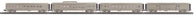 30-68212 - Santa Fe 4-Car 60’ Streamlined Passenger Set  (Plated)