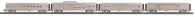 30-68225 - Burlington 4-Car 60’ Streamlined Passenger Set - (Plated)