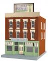 30-90658 - Railtown Hardware 3-Story City Building