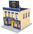 30-90696 - Skyline Chili 2-Story Building with LED Lights - Internet Special