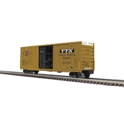 3001639 - O PREMIER 50' GUNDERSON HIGH CUBE BOX CAR TTX (AS- DELIVERED) #504567, #504609 (YELLOW/BLACK) - 3RL