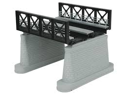 40-1126 - Black Two Track Girder Bridge