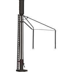 66922 - SCALE SANDING TOWER UNLETTERED (BLACK)