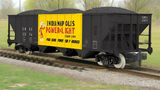 70-75075 - G GAUGE - Indianapolis Power & Light 4-Bay Hopper Car