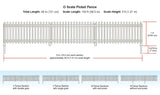 A3004 - Picket Fence - O Scale