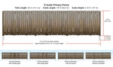 A3005 - Privacy Fence - O Scale