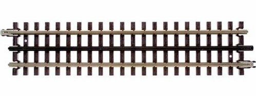 6050 - 10" Straight Track with Brown Ties