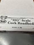 3013  MWP - HO Cork Roadbed / 25 pieces in box