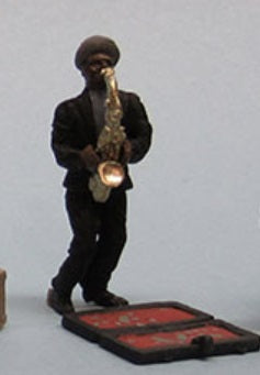 a1626 - Street Musician - Arttista Figures