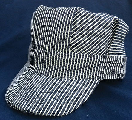 200 bkp - Adult Blue Engineer Strap Hat