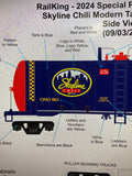 30-73638 - Skyline Chili Modern Tank Car #CINCI 003 / Special Projects