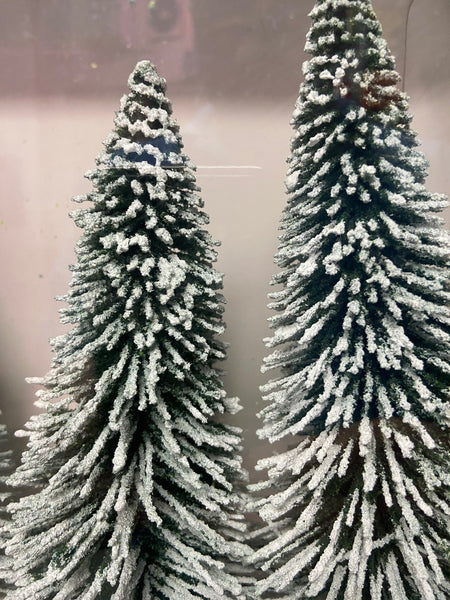 32202 - Pine Trees with Snow 8"-10" 3 Pack