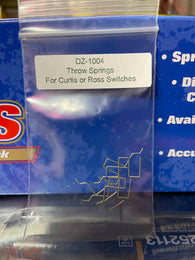 DZ-1004 - Switch Throw Springs / Ross & Curtis