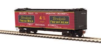 80-94054 - HO GAUGE - Brookside Fresh Milk R40-2 Woodside Reefer Car