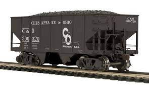 80-97086 - HO GAUGE - Chesapeake & Ohio USRA 55-Ton Steel Twin Hopper Car #300520